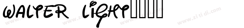 Walter Light字体转换